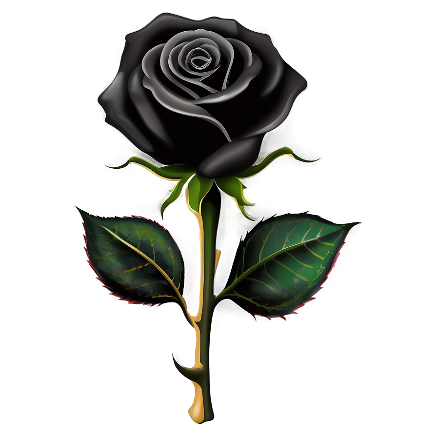 Black Rose Clipart Png 96 PNG