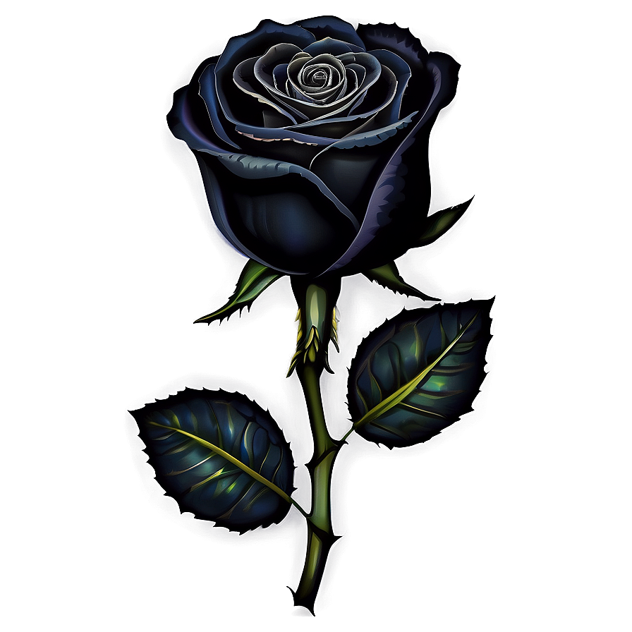 Black Rose Clipart Png Eev PNG