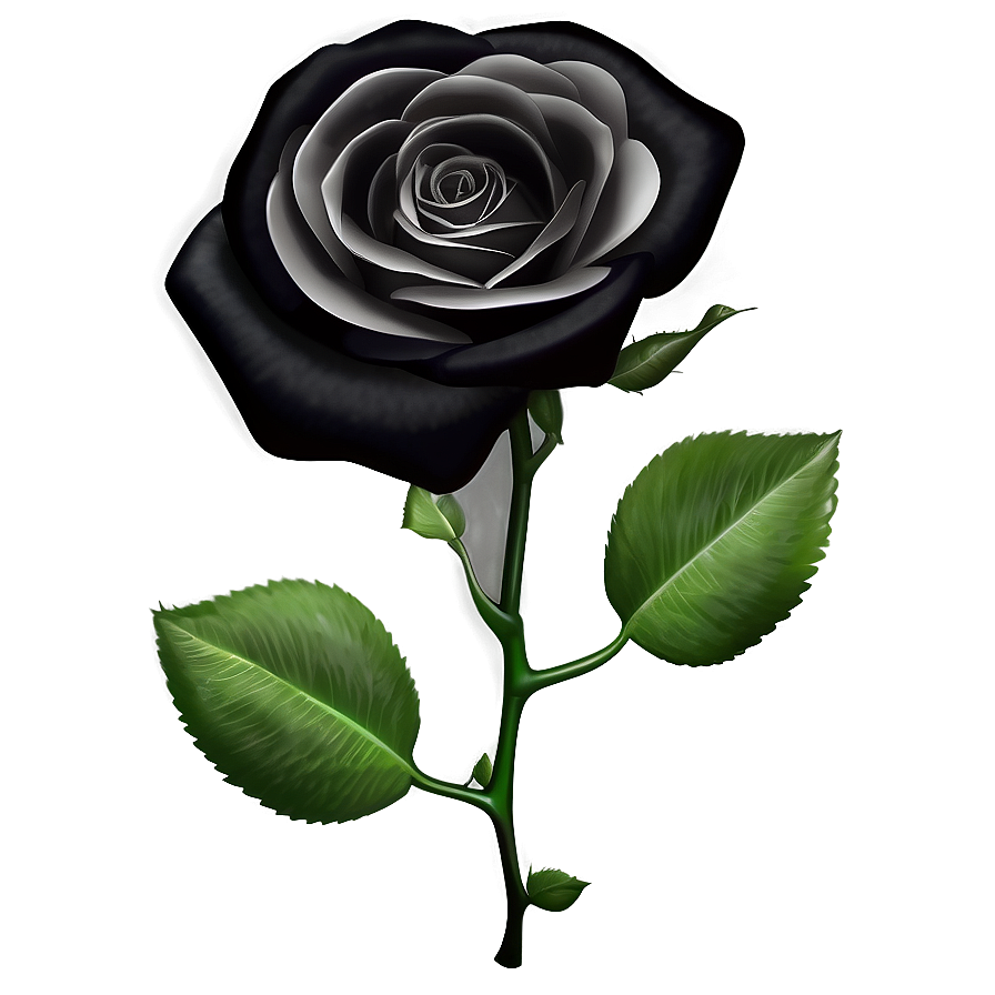 Black Rose Png 04292024 PNG