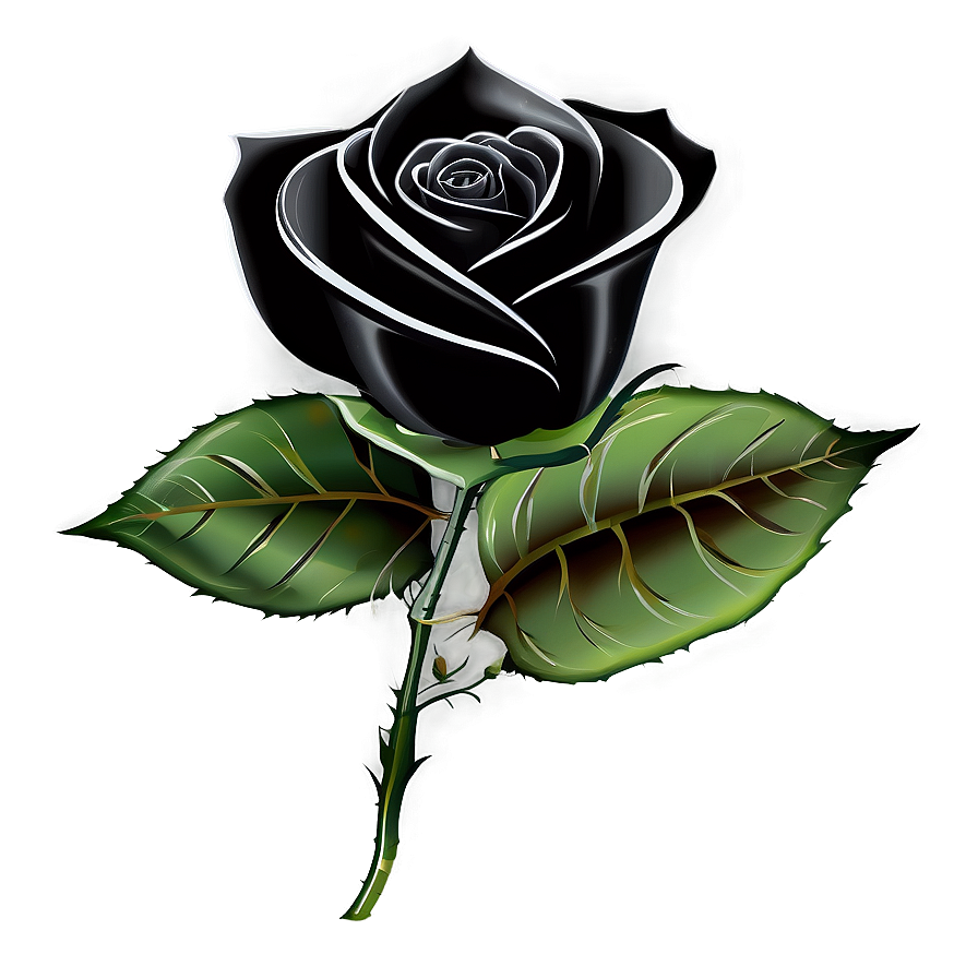 Black Roses Decoration Png Gus32 PNG