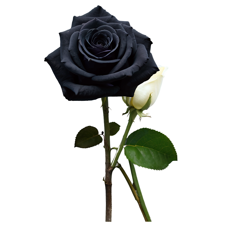 Black Roses For Funeral Png Qfi PNG