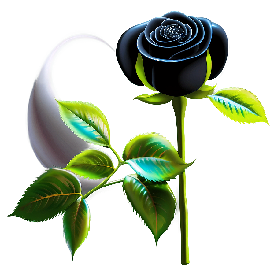 Black Roses For Valentine Png Yot54 PNG