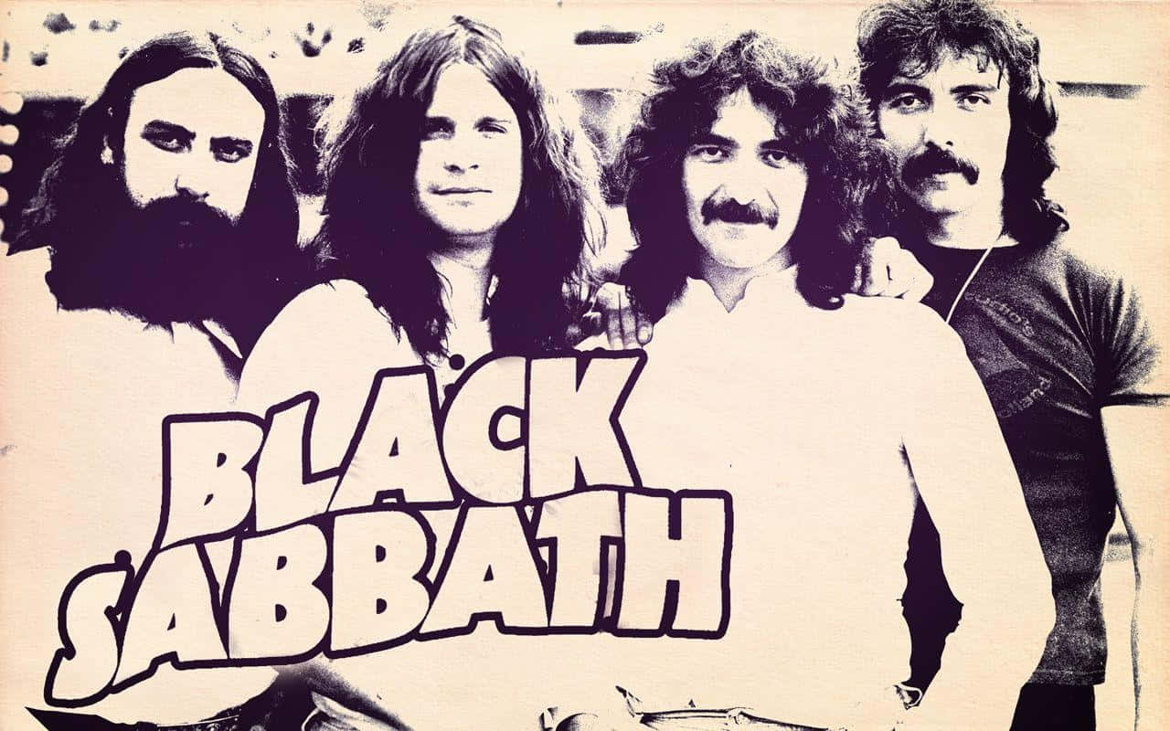 Black Sabbath Classic Band Photo Wallpaper