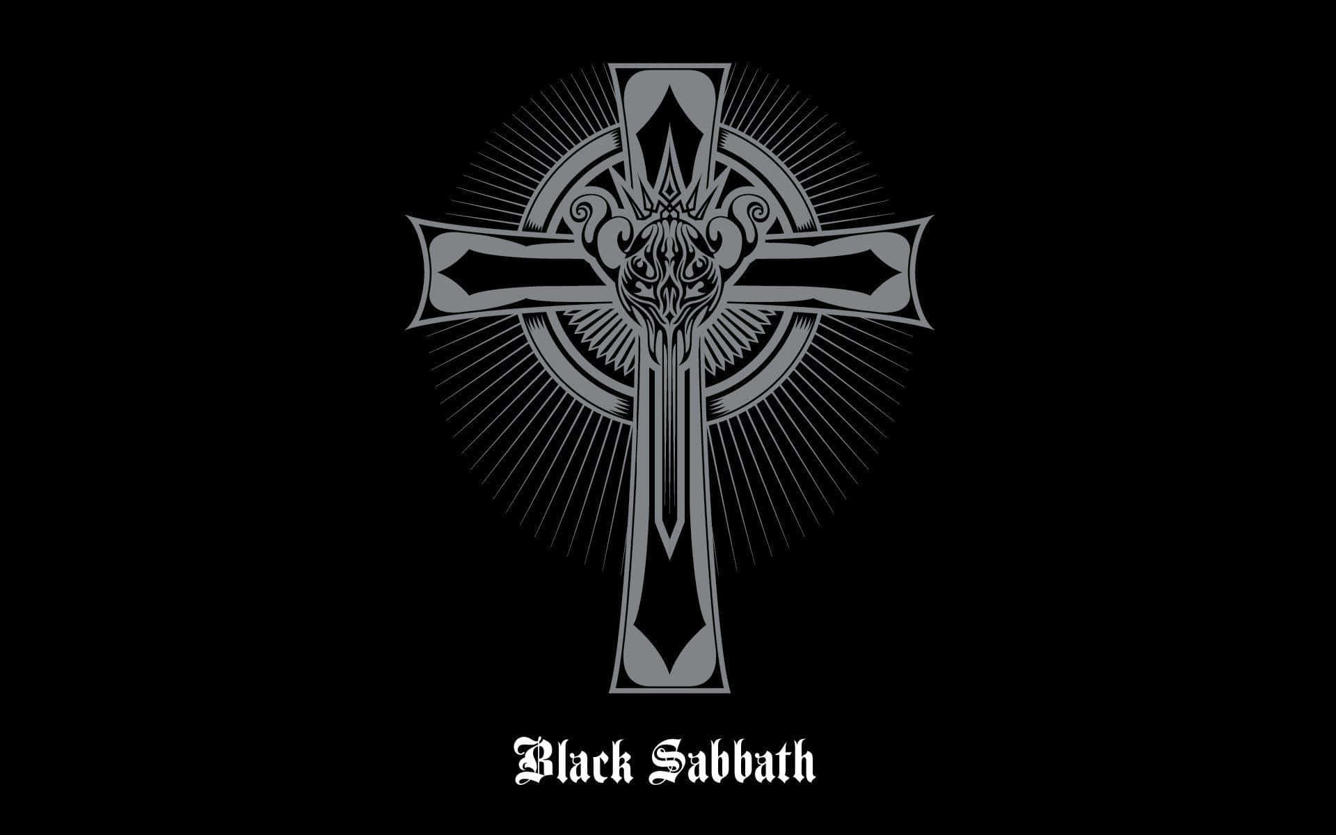 Black Sabbath Cross Logo Wallpaper