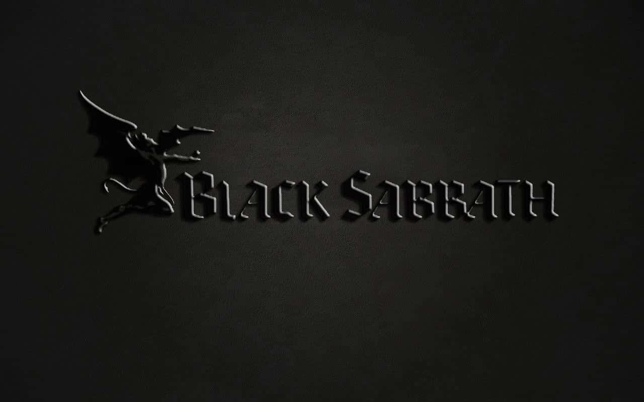 Black Sabbath Logo Dark Background Wallpaper