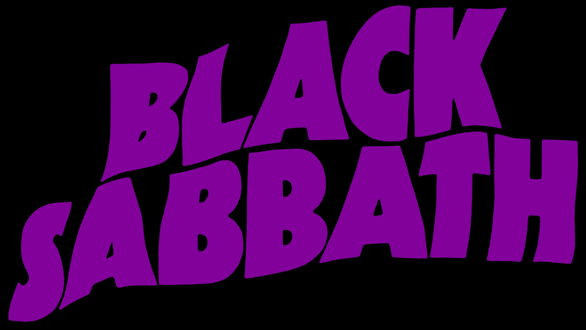 Black Sabbath Purple Logo Wallpaper