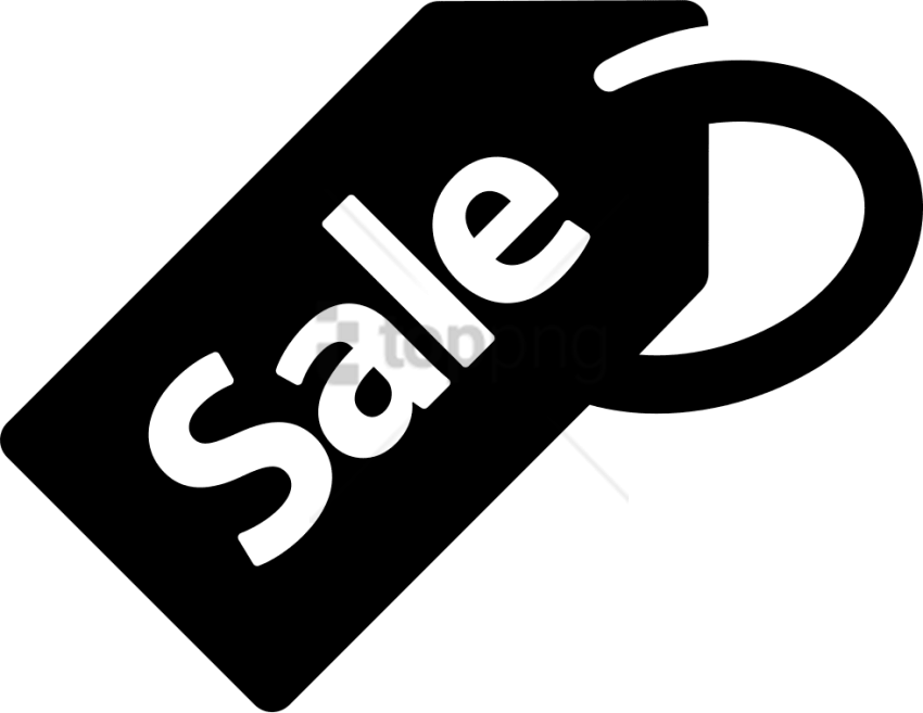 Download Black Sale Tag Graphic 