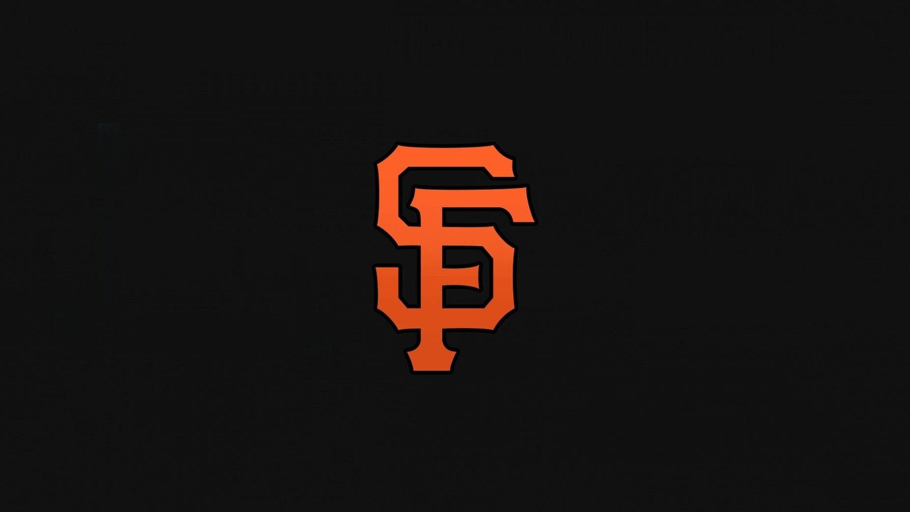 Black San Francisco Giants Logo Wallpaper