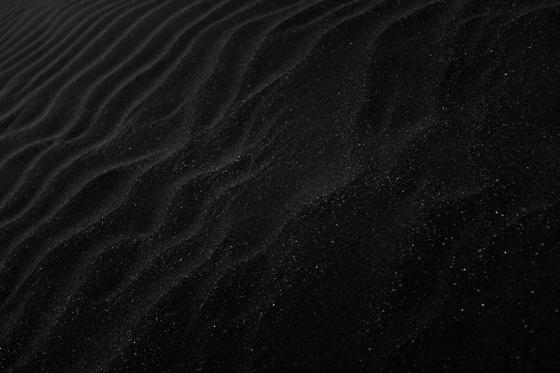 Schermo Nero Sabbia Nera 4k Sfondo