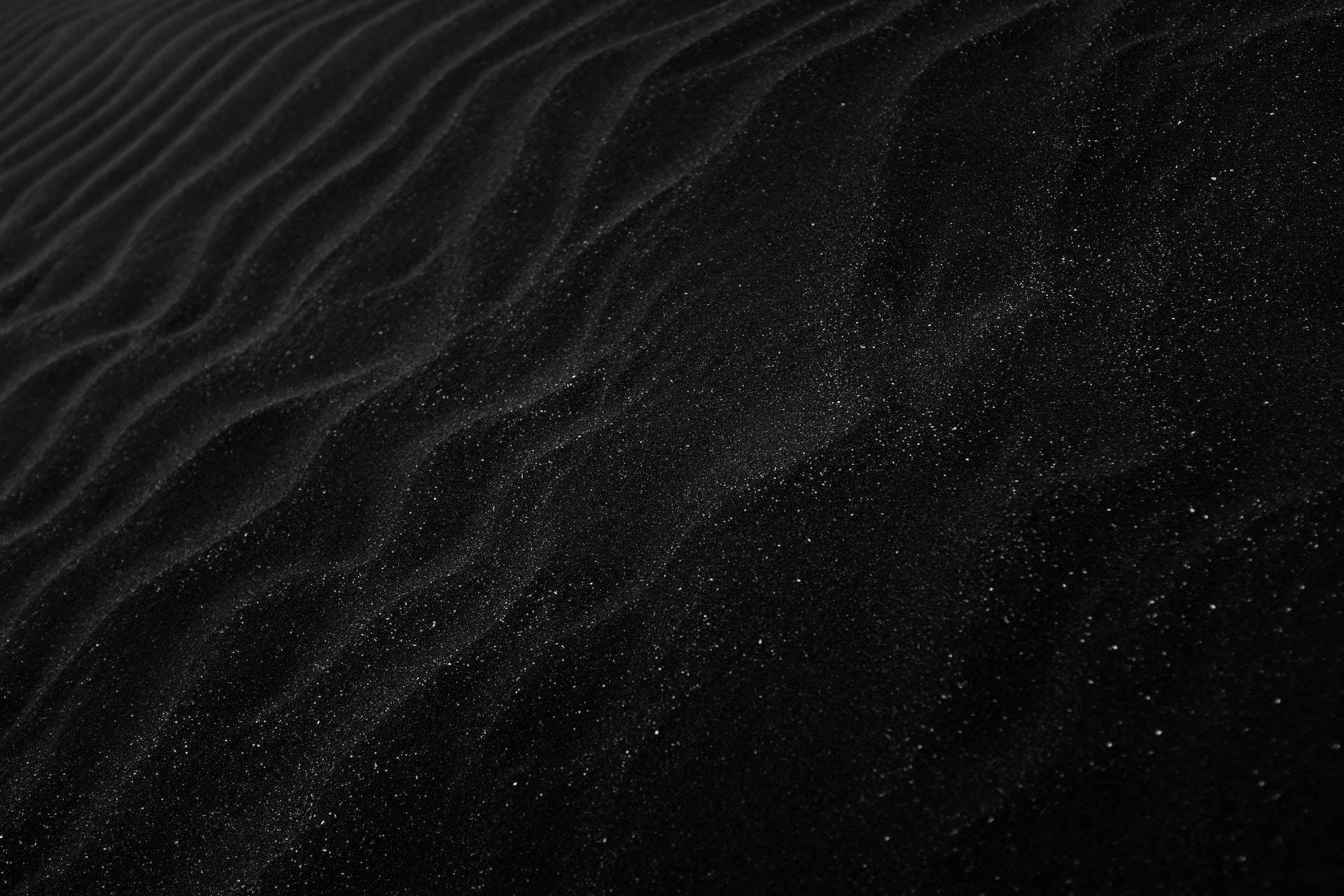 Pc Dune Di Sabbia Nera Sfondo