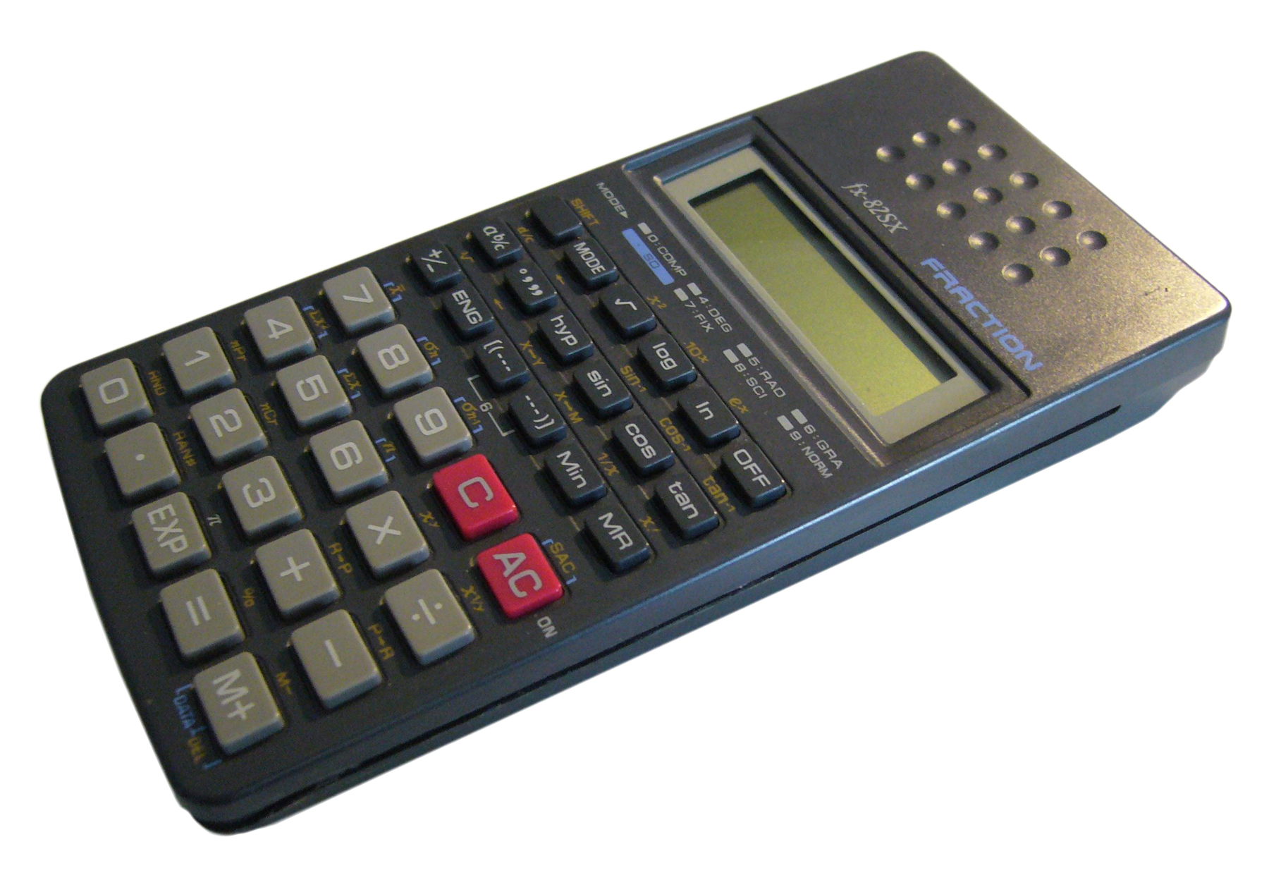 Black Scientific Calculator PNG