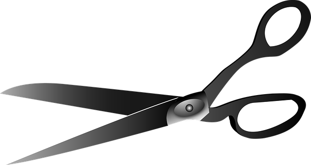 Black Scissors Graphic PNG