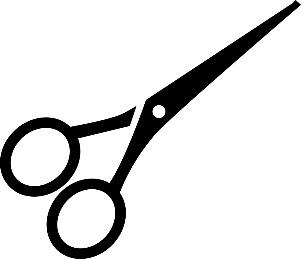 Black Scissors Silhouette PNG