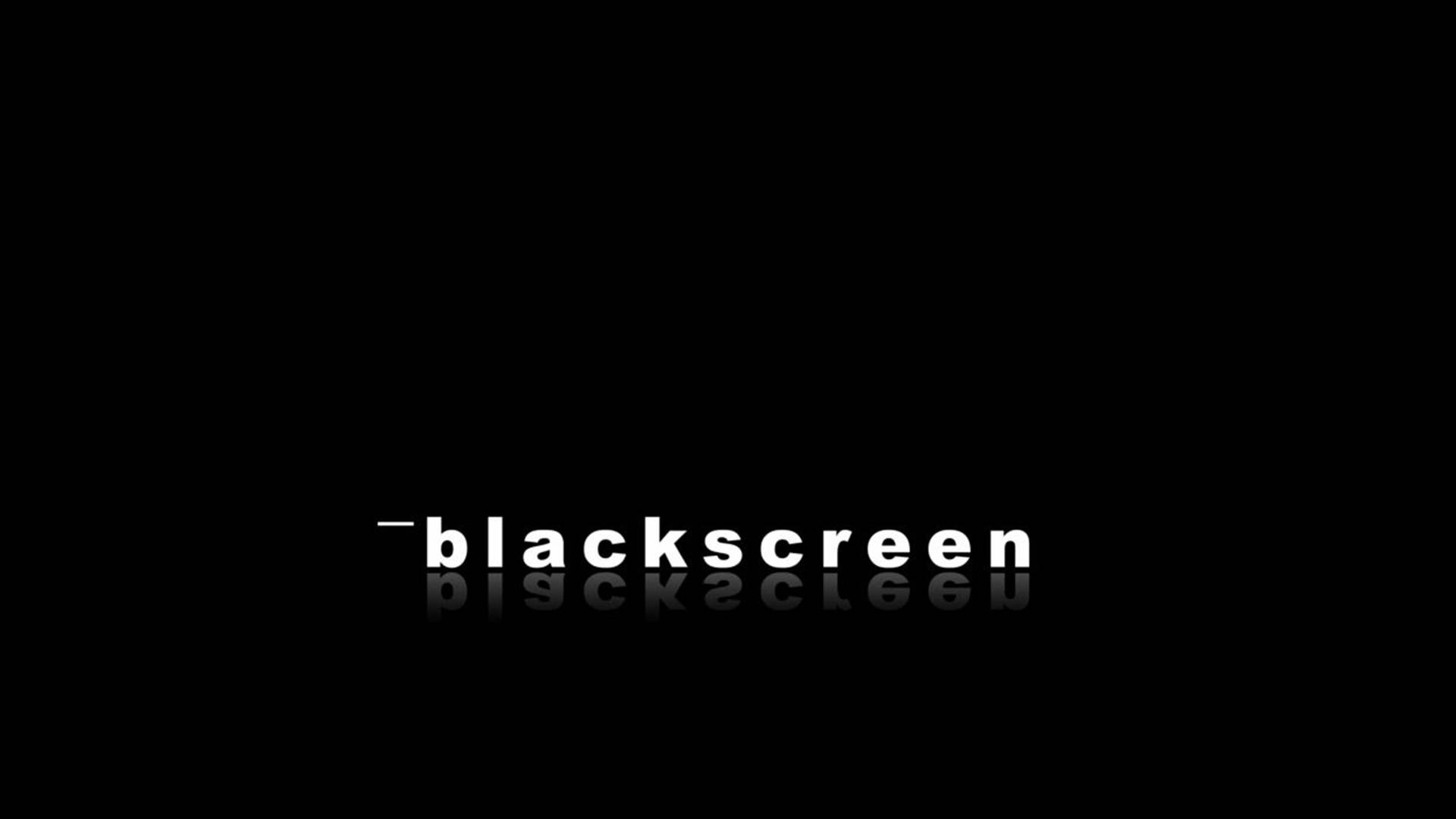 Black Screen Black Hd Desktop Wallpaper