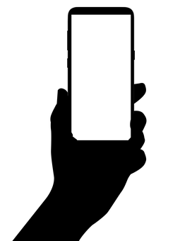 Black Screen Smartphone Photo PNG