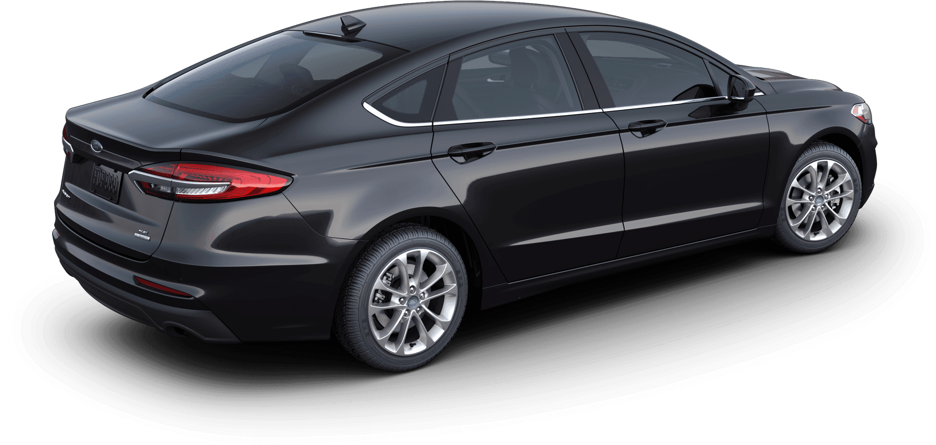 Black Sedan Side View PNG