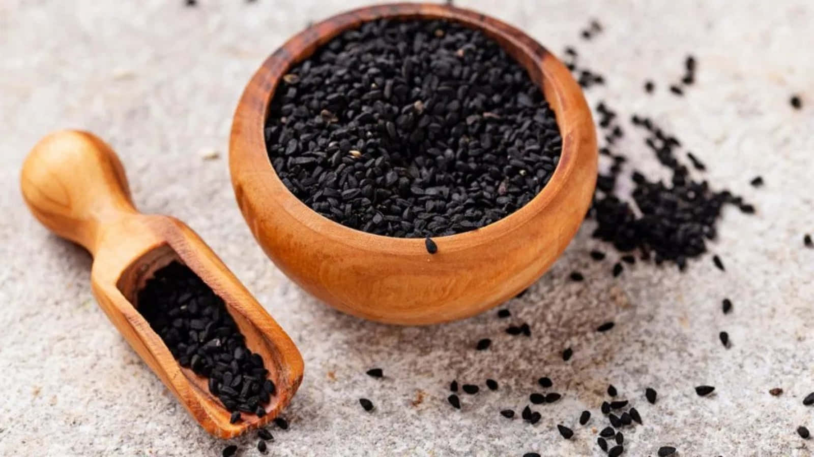 Nutritious black sesame is an excellent source of antioxidants and minerals" Wallpaper