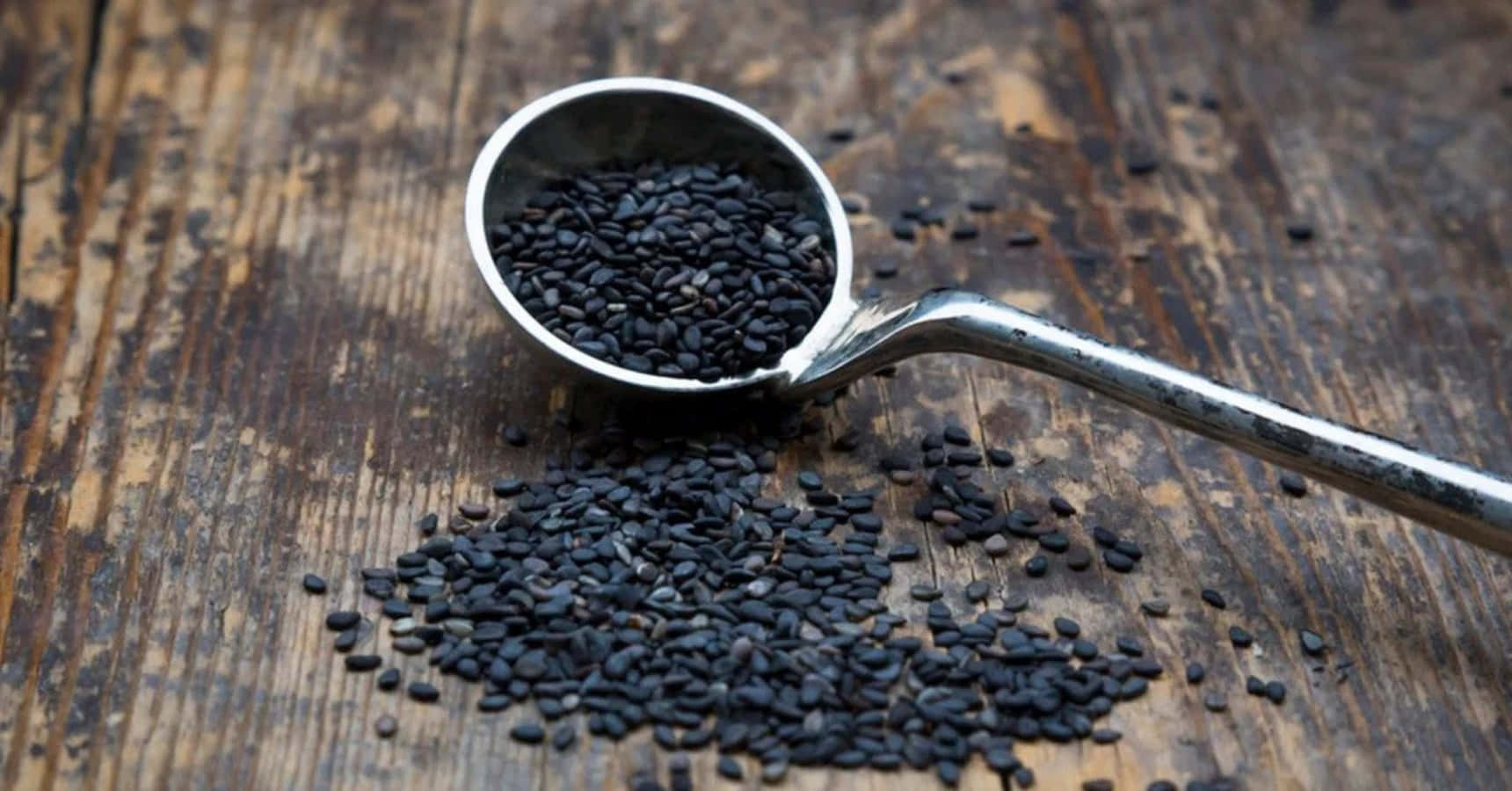 Deliciously Nutritious Black Sesame Seeds Wallpaper