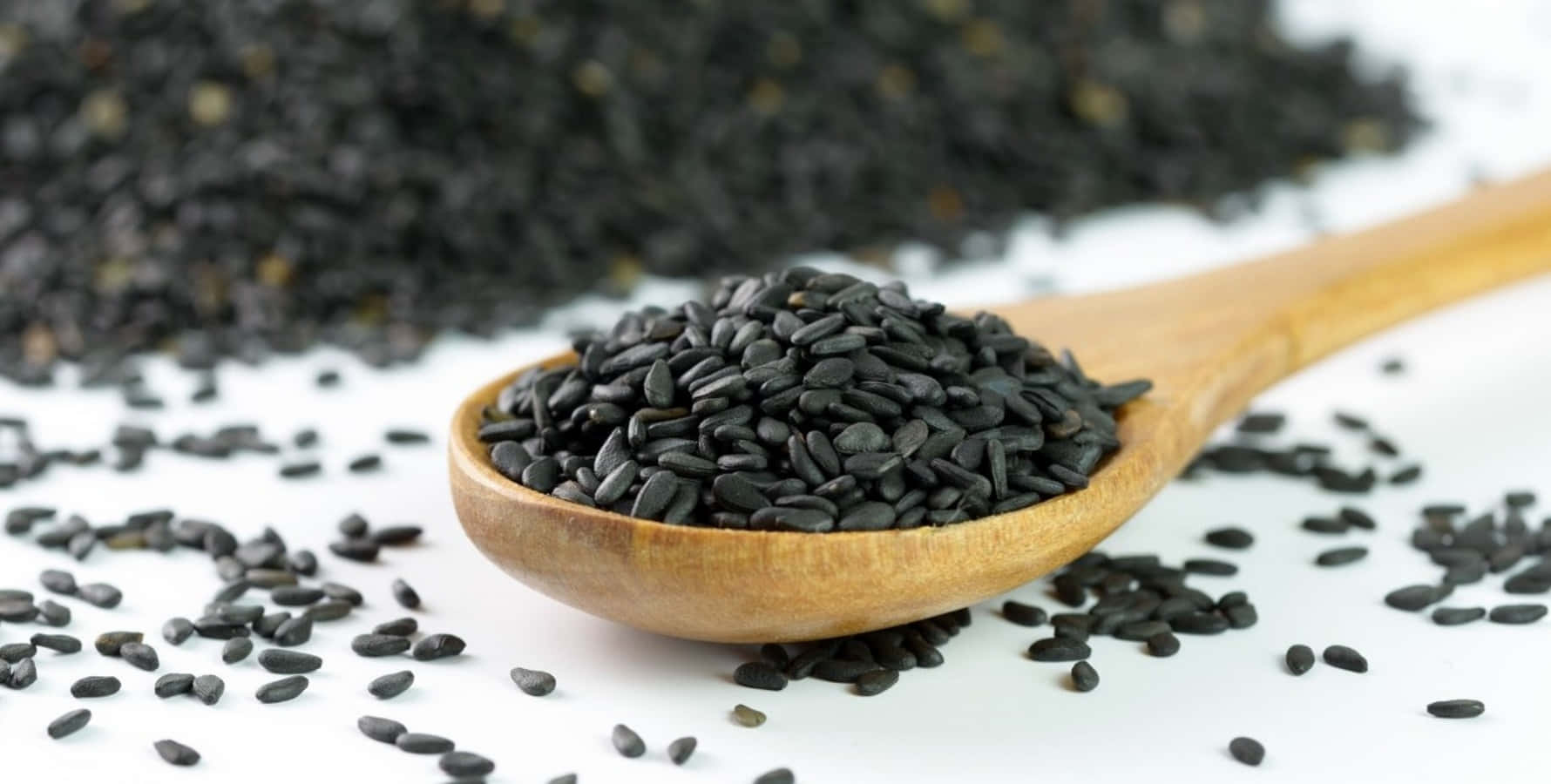 Freshly Powdered Black Sesame Seeds Wallpaper