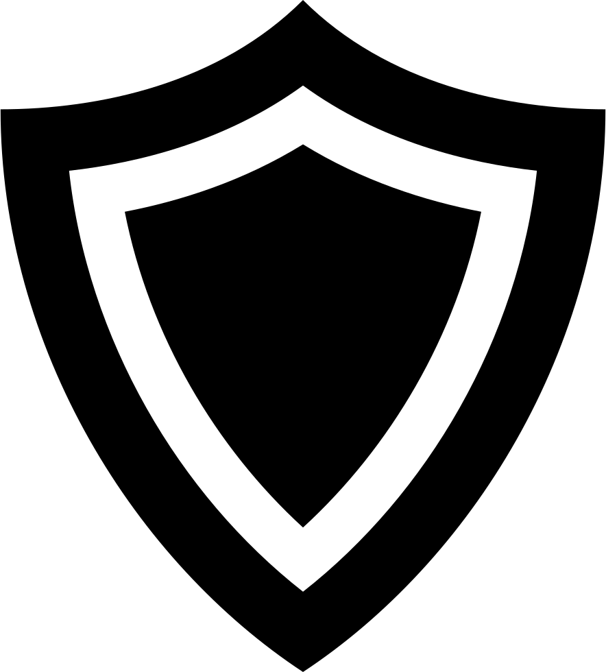 Black Shield Icon PNG