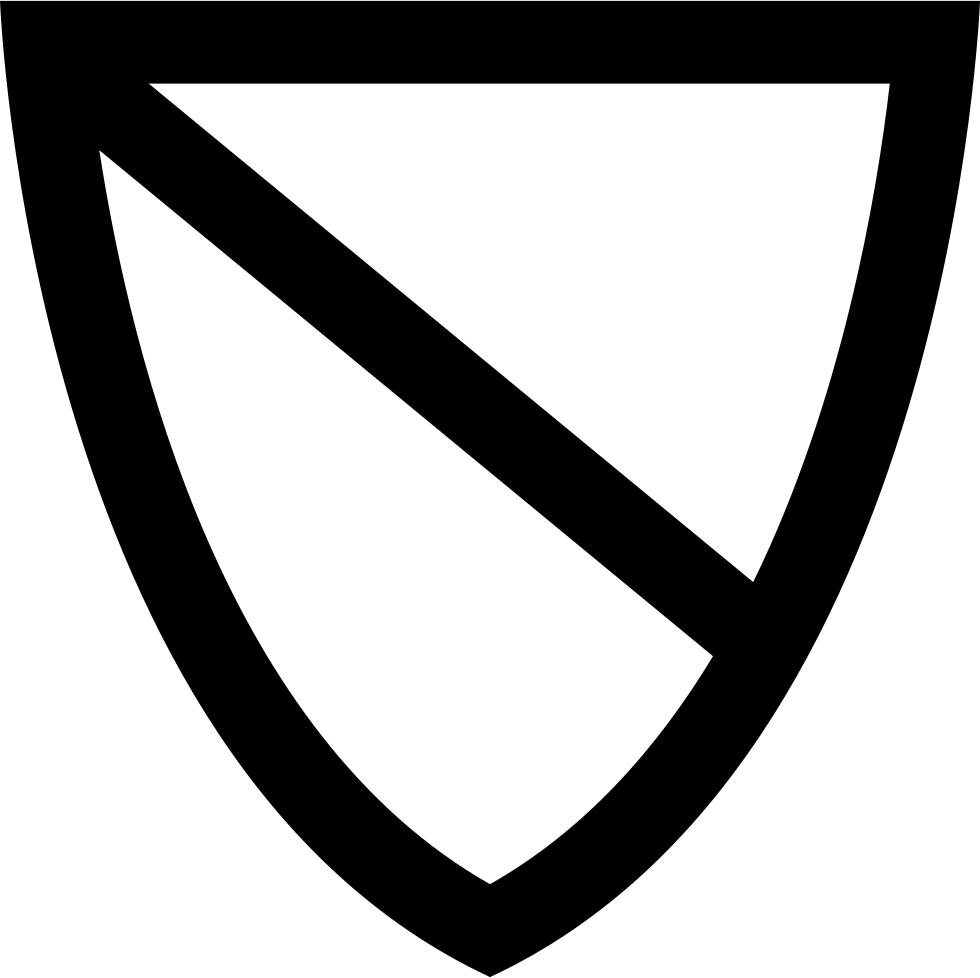 Black Shield Logo Silhouette PNG