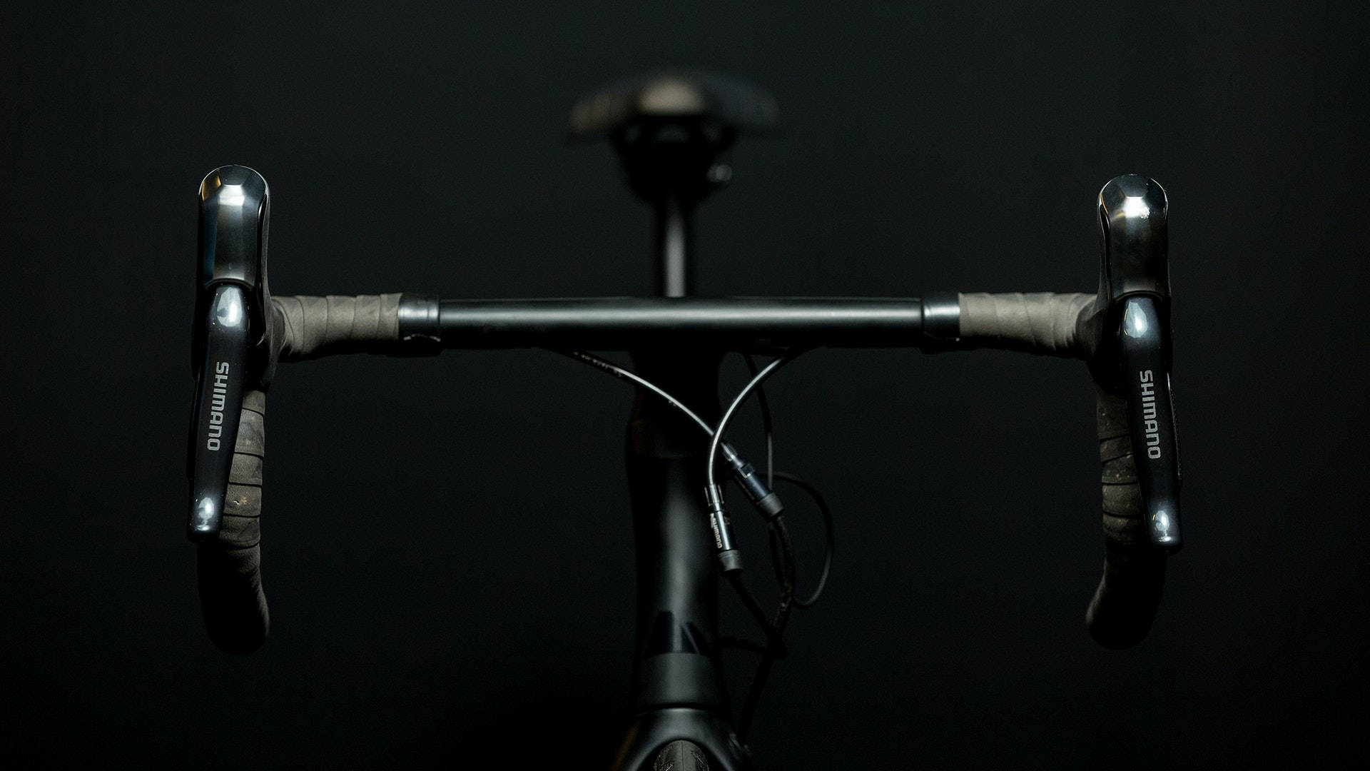 Black Shimano Road Bike Wallpaper