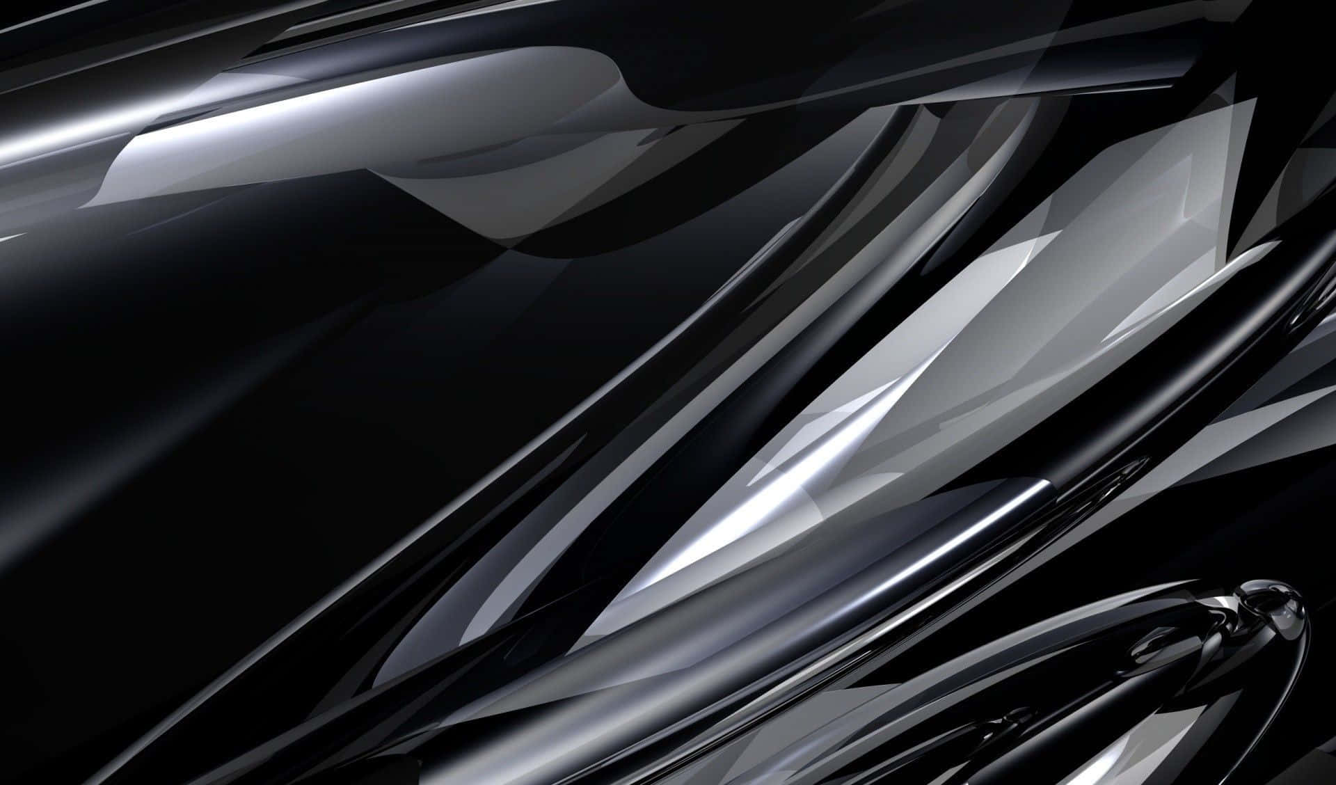 A Black And Silver Abstract Background