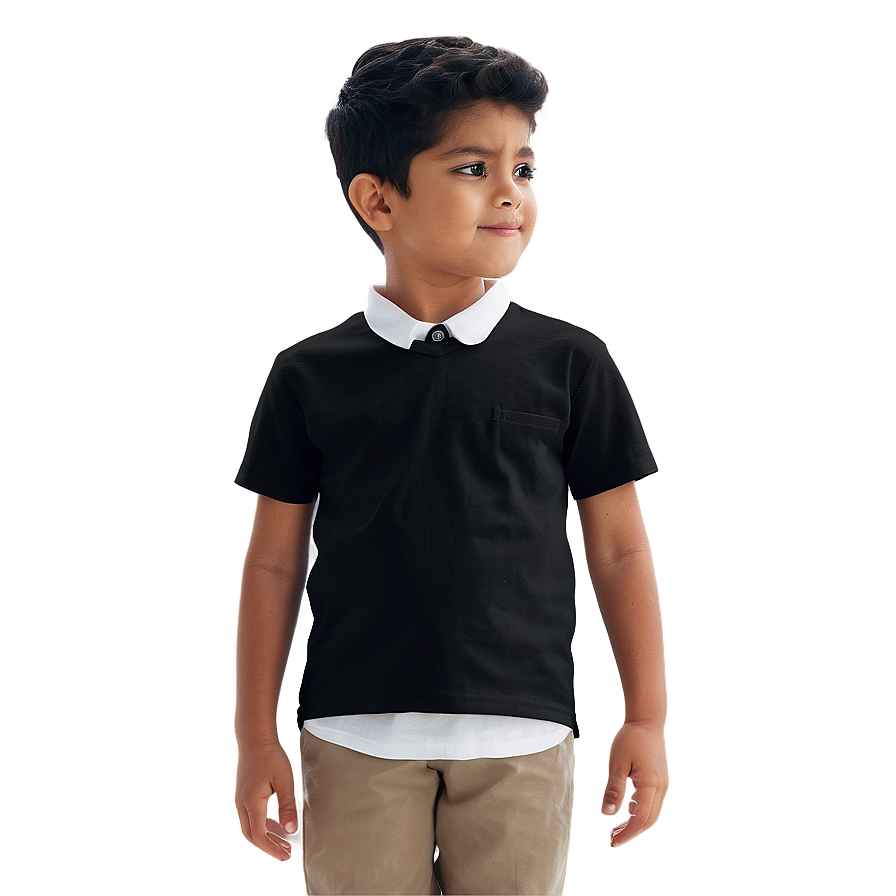 Download Black Shirt For Boys Png 91 | Wallpapers.com