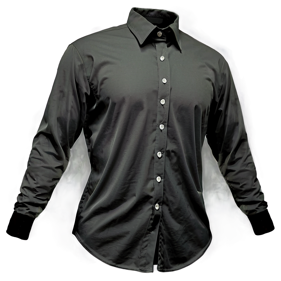 Black Shirt Long Sleeve Png 67 PNG