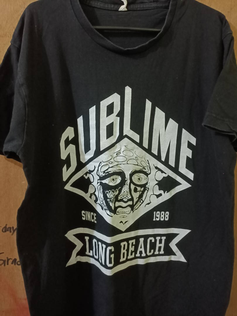 Black Shirt With Sublime Logo Wallpaper