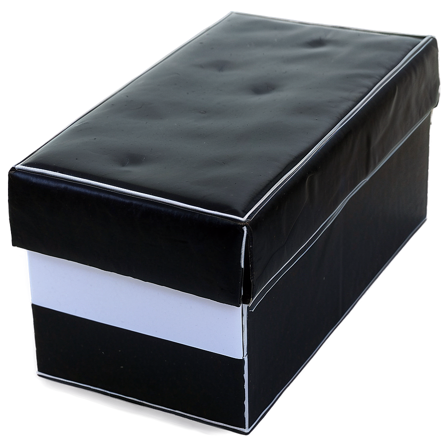 Black Shoe Box Png 05252024 PNG