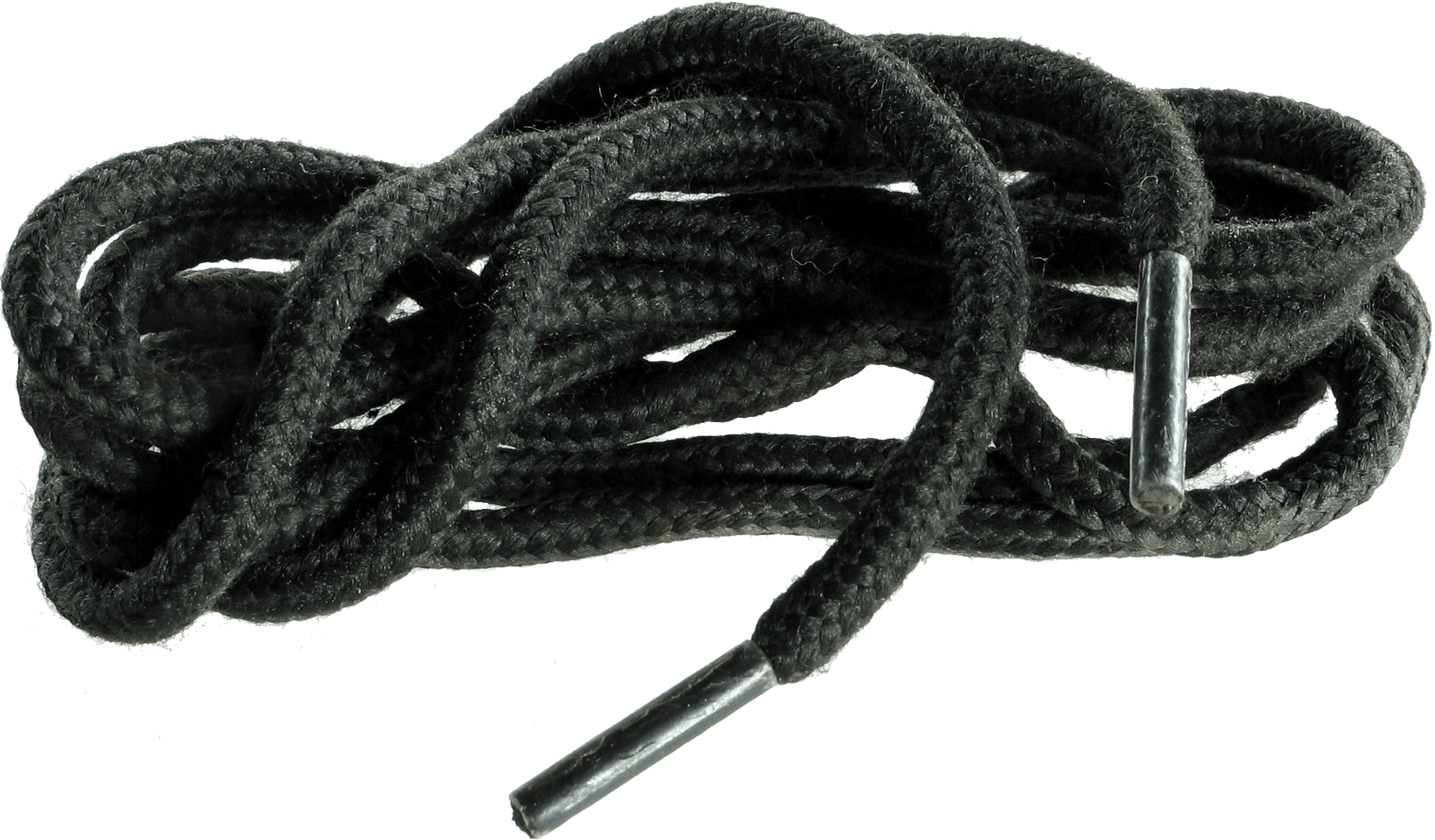Black Shoelace Tangled Transparent Background PNG