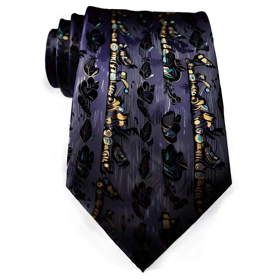 Black Silk Tie Png Ika PNG