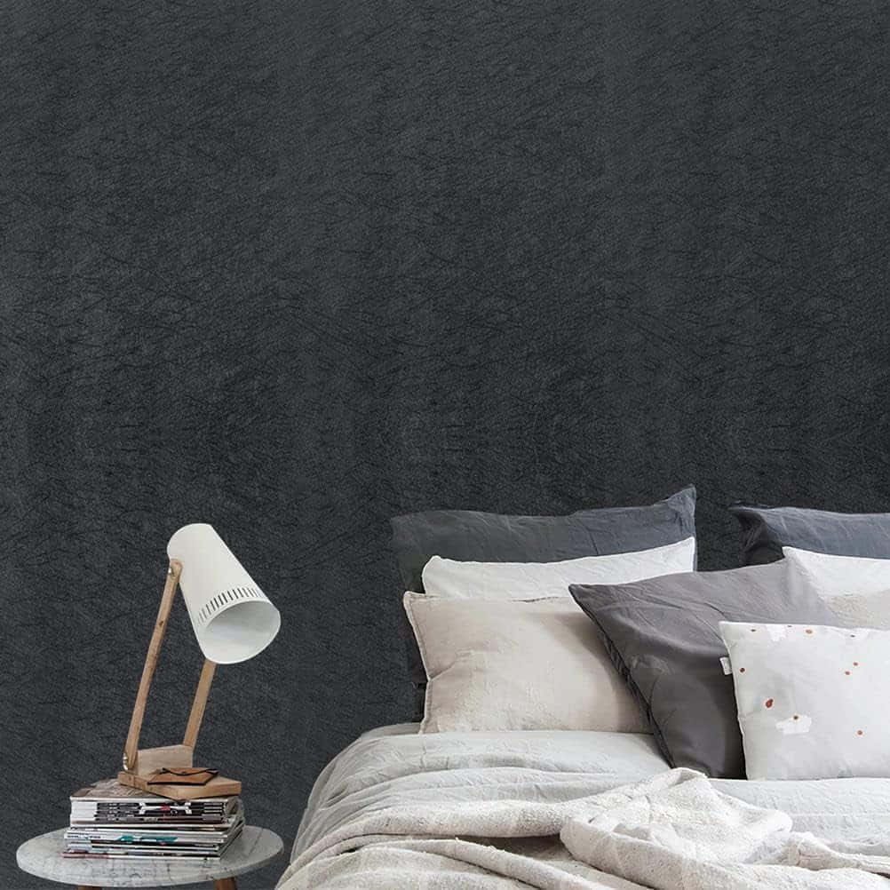 Black Silk Wallpaper Bedroom Setting Wallpaper