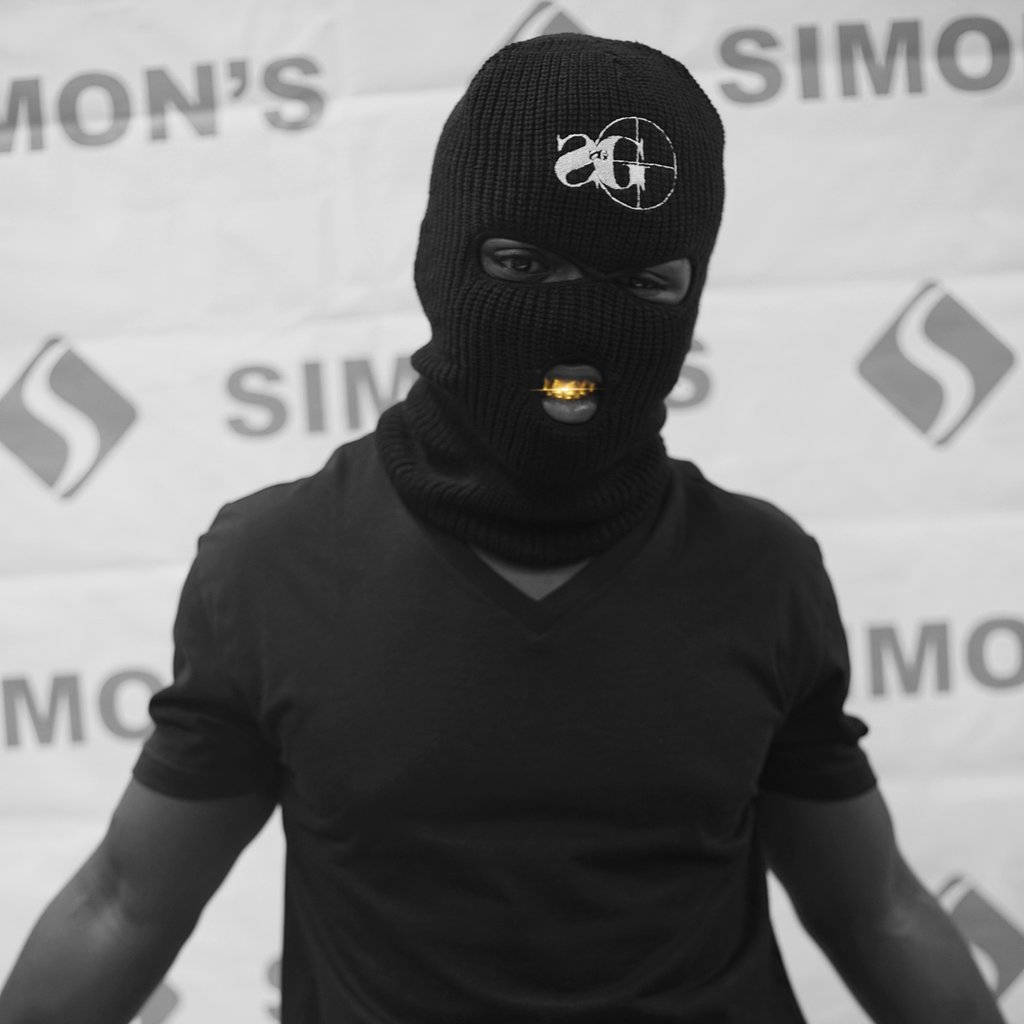 Black Ski Mask for a fashionable anonymous look Wallpaper