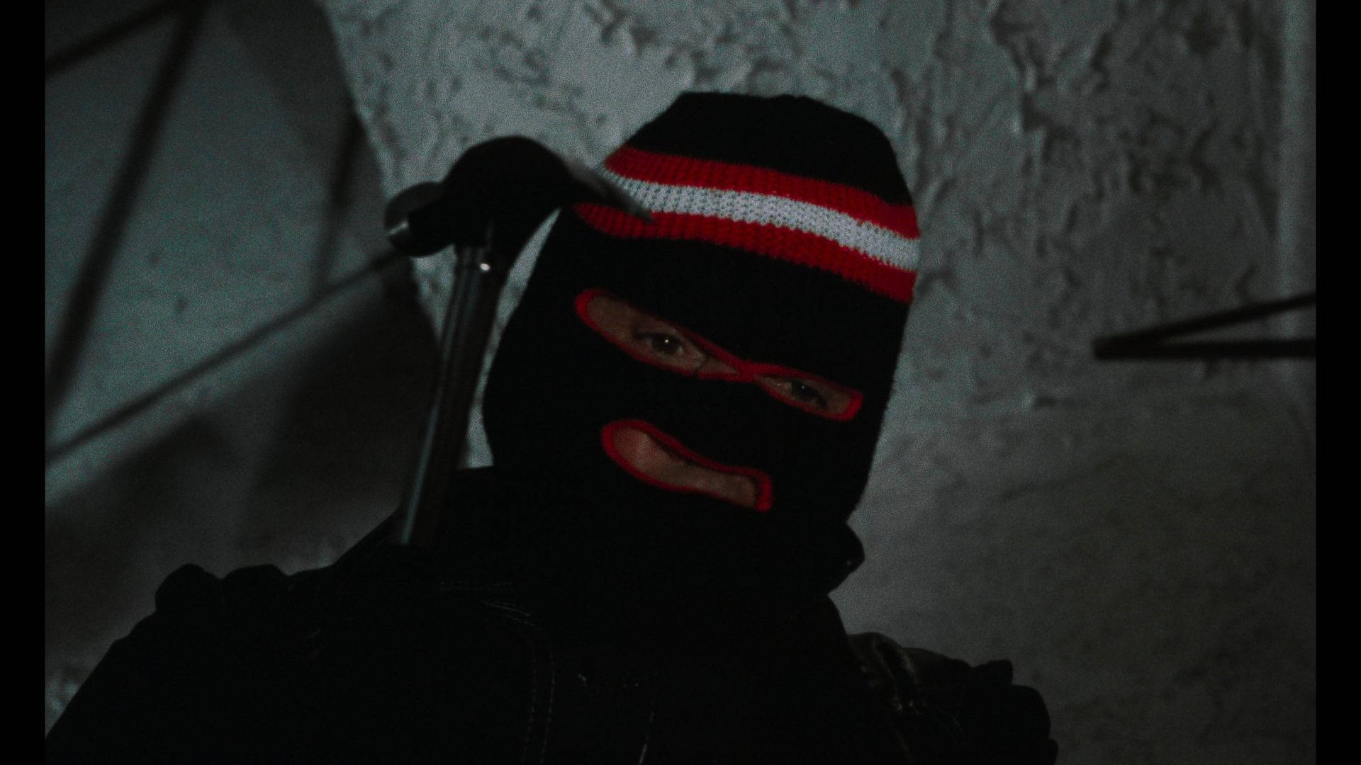 "Be Protected and Ready for Cold Weather with a Black Ski Mask!" Wallpaper