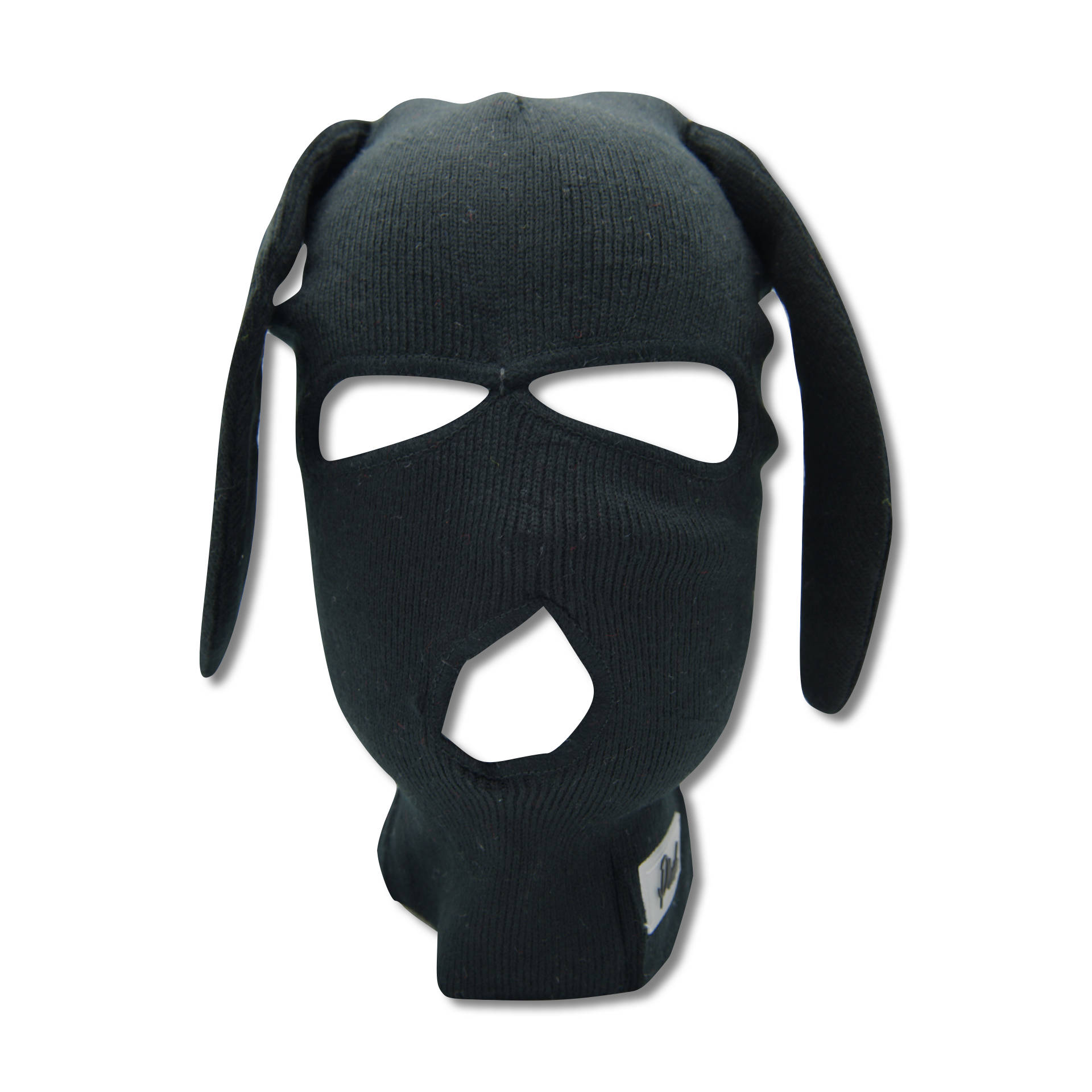 Black Ski Mask With Puppy Ears Wallpaper