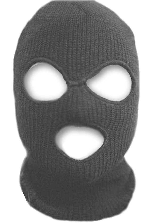 Black Ski Mask Winter Accessory PNG