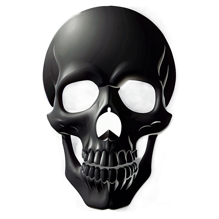 Black Skull Icon Png 06202024 PNG
