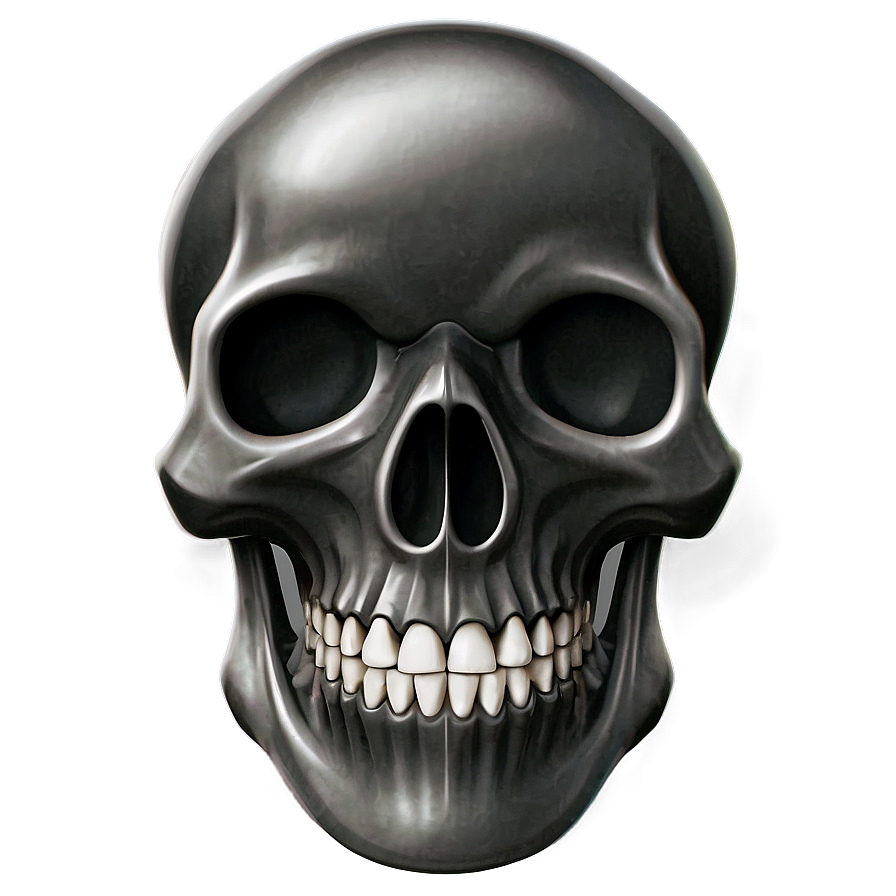 Black Skull Icon Png Bed PNG