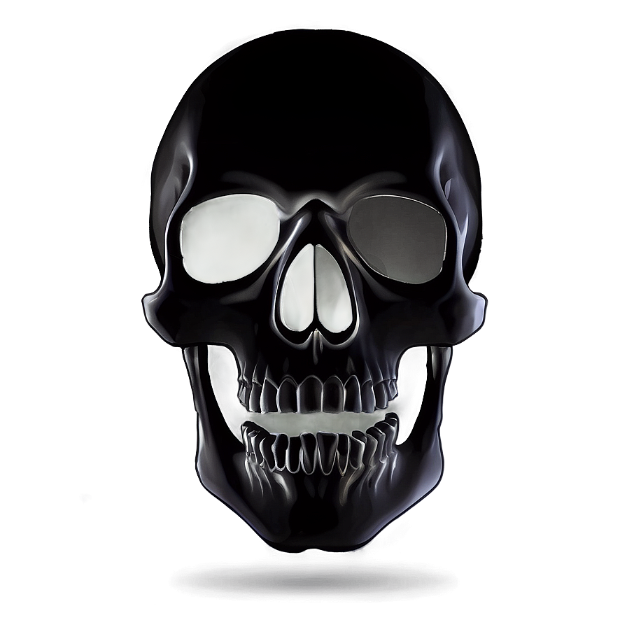 Black Skull In Shadows Png Pxd81 PNG
