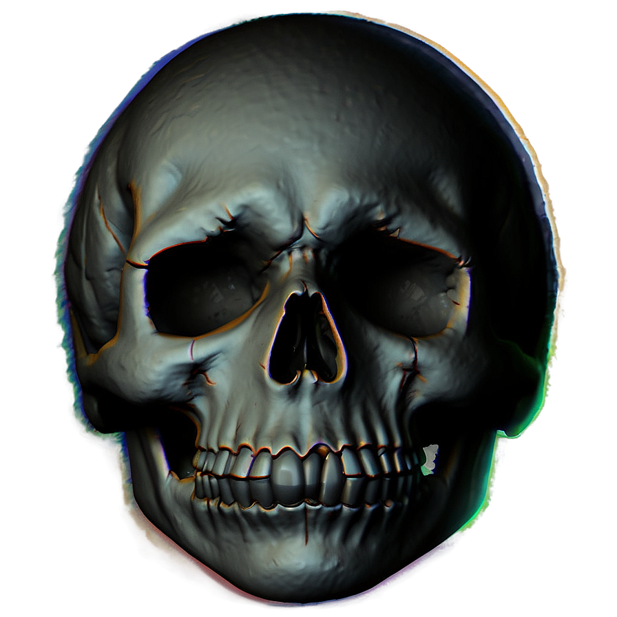 Black Skull Silhouette Png Ryg PNG