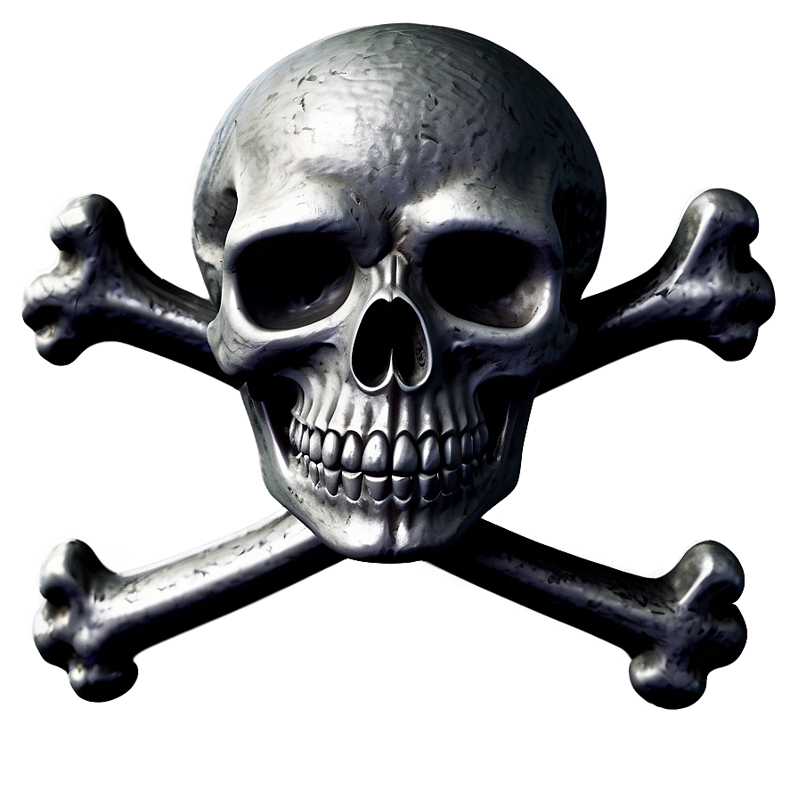 Download Black Skull With Crossbones Png 06202024 | Wallpapers.com