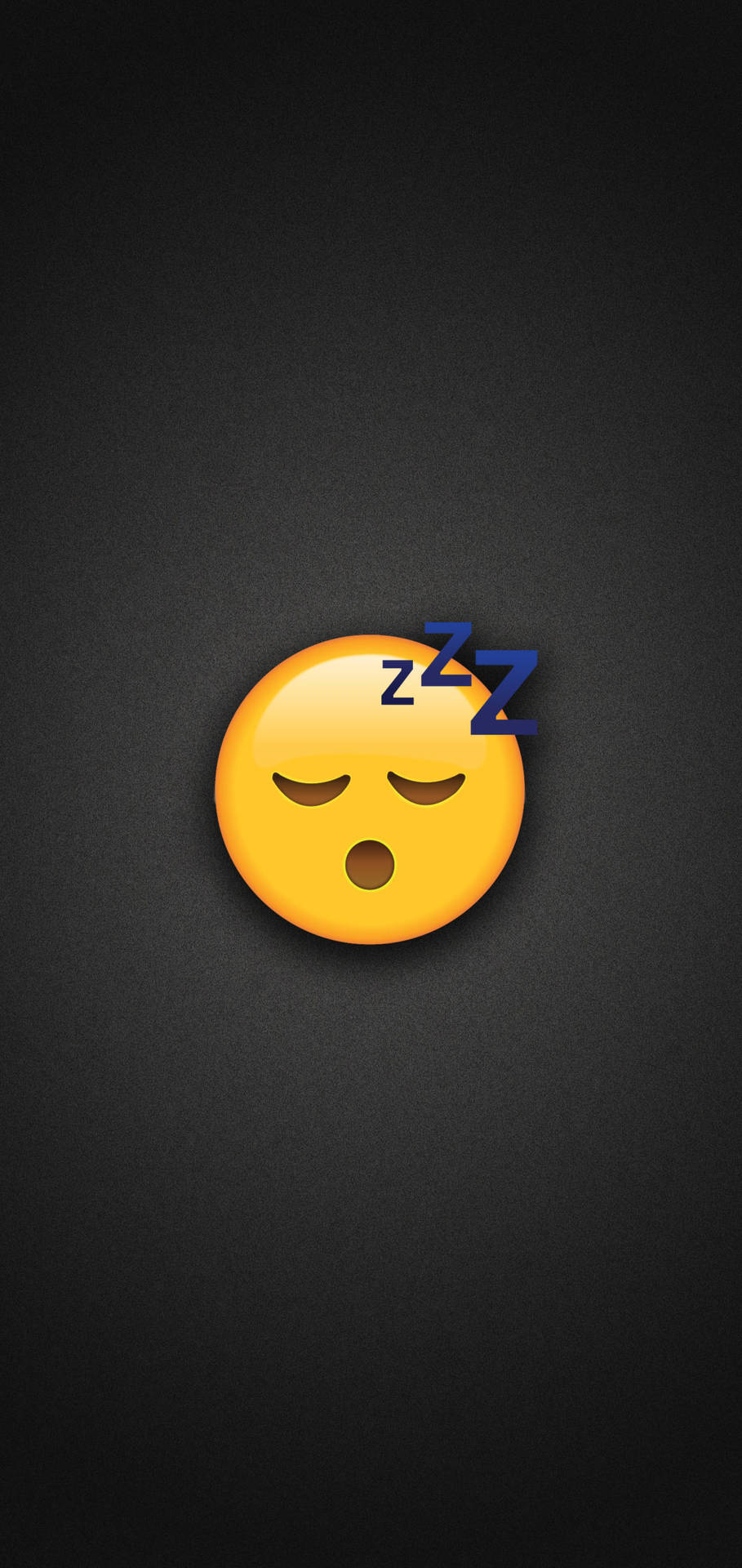 Black Sleep Emoji Wallpaper