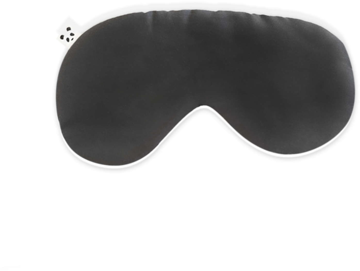 Black Sleep Mask Product SVG