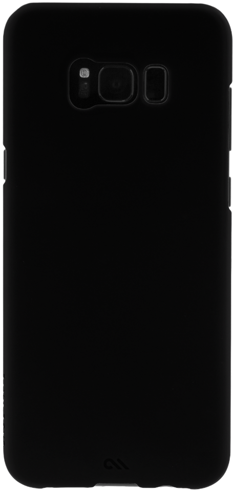 Black Smartphone Case Rear View PNG