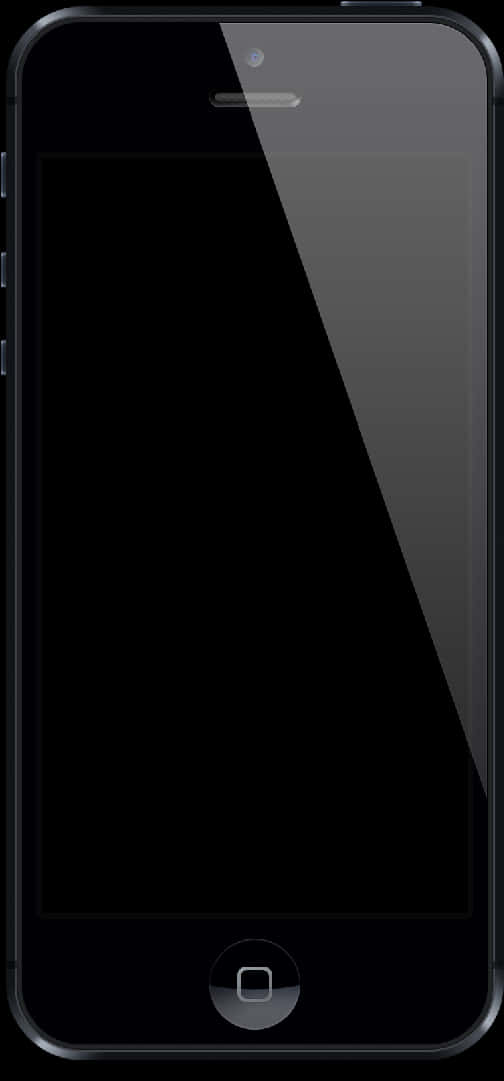 Black Smartphone Frame PNG