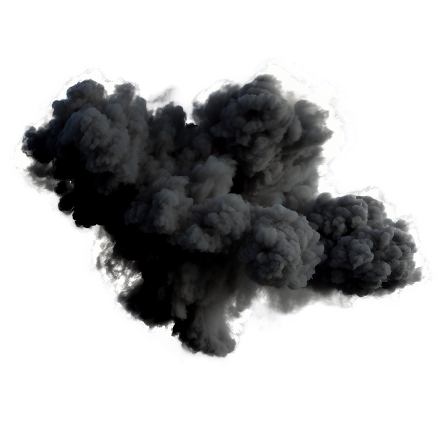 Black Smoke Explosion Png 20 PNG