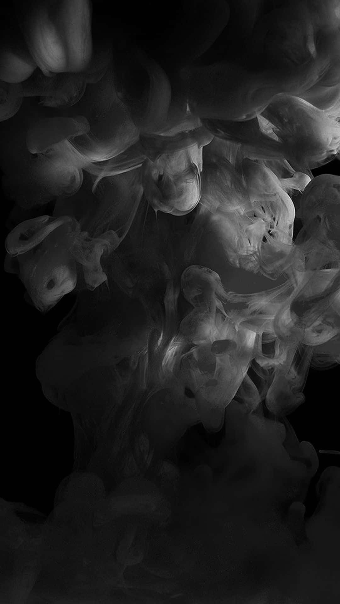 Immaginedi Sfondo Bianco Nero Fumo Arricciato