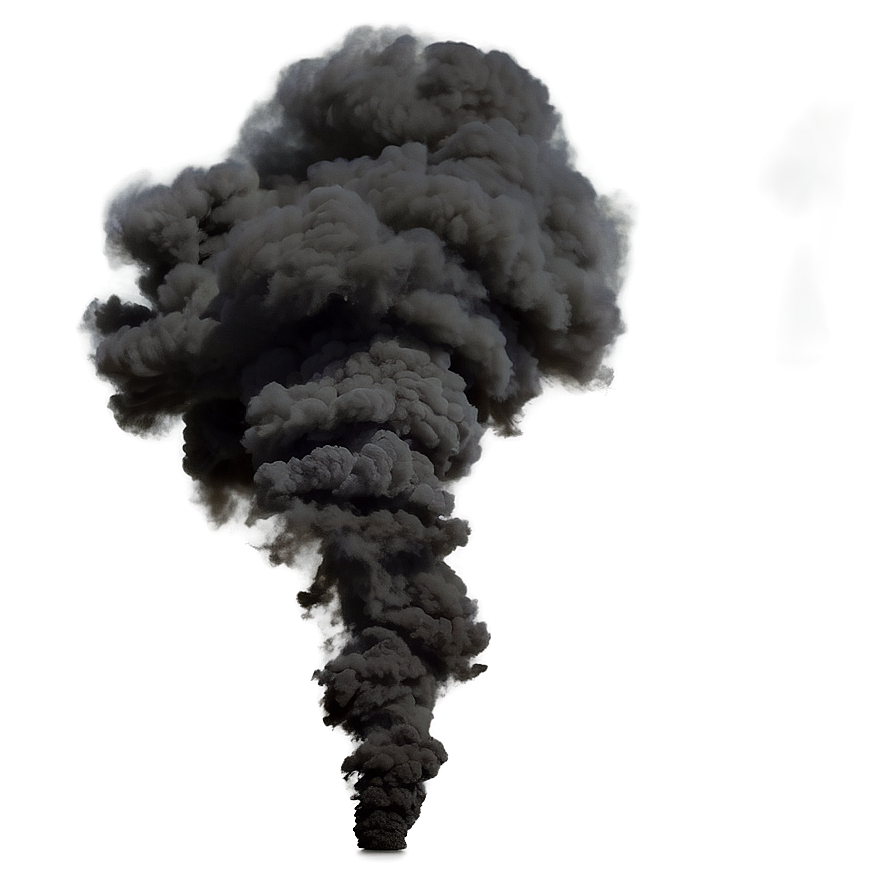 Black Smoke Plume Png 62 PNG